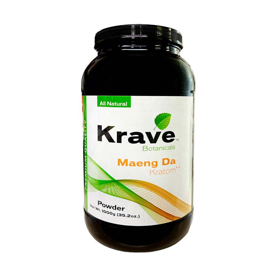 Krave Kratom Powder Maeng Da  1000G - Limepuff