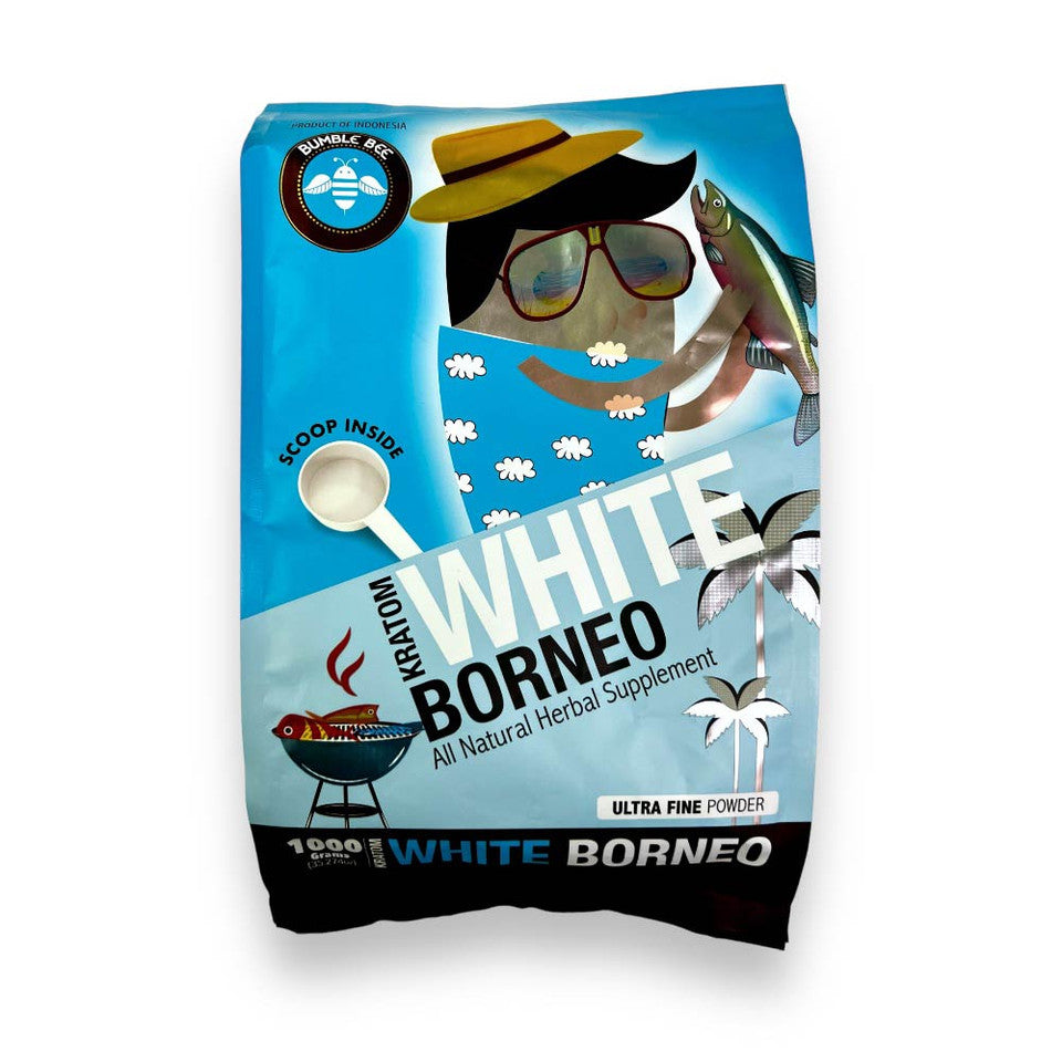 White Borneo Bumble Bee Powder 1000G - Limepuff  