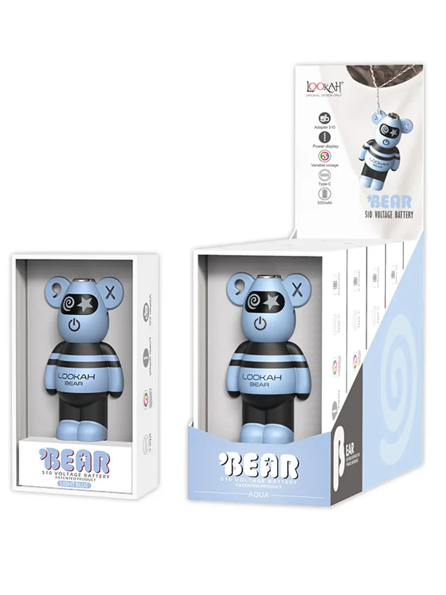 LOOKAH BEAR 510 Thread Vape Battery - Lime Store 