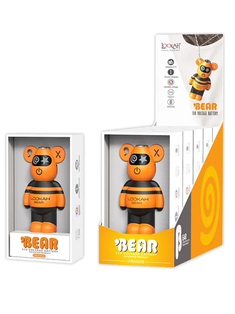 LOOKAH BEAR 510 Thread Vape Battery - Lime Store 