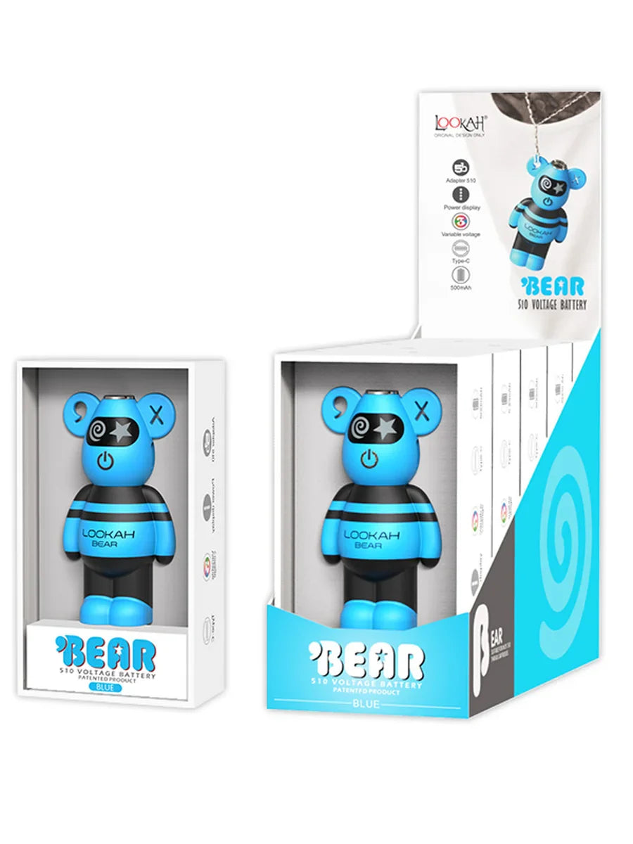 LOOKAH BEAR 510 Thread Vape Battery - Lime Store 