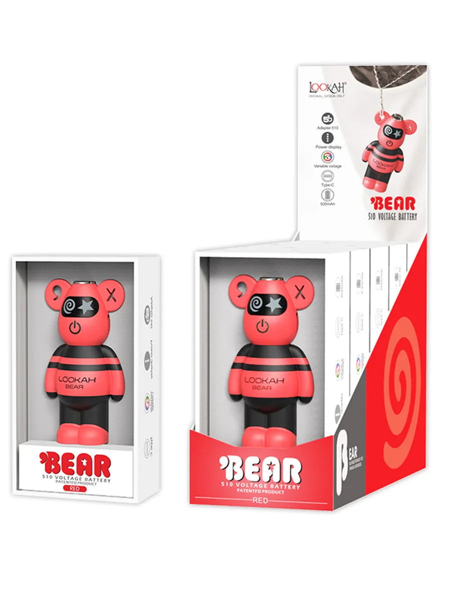 LOOKAH BEAR 510 Thread Vape Battery - Lime Store 