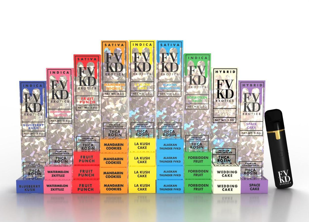 FVKD EXOTICS THCA ROSIN DISPOSABLE | 3.5G. - Lime Store 