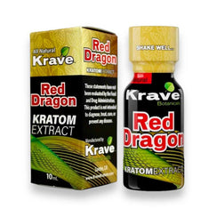 Red Dragon Krave Kratom Extract Shots - Limepuff