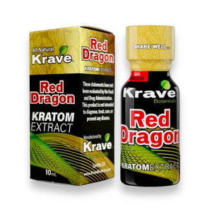 Red Dragon Krave Kratom Extract Shots - Limepuff