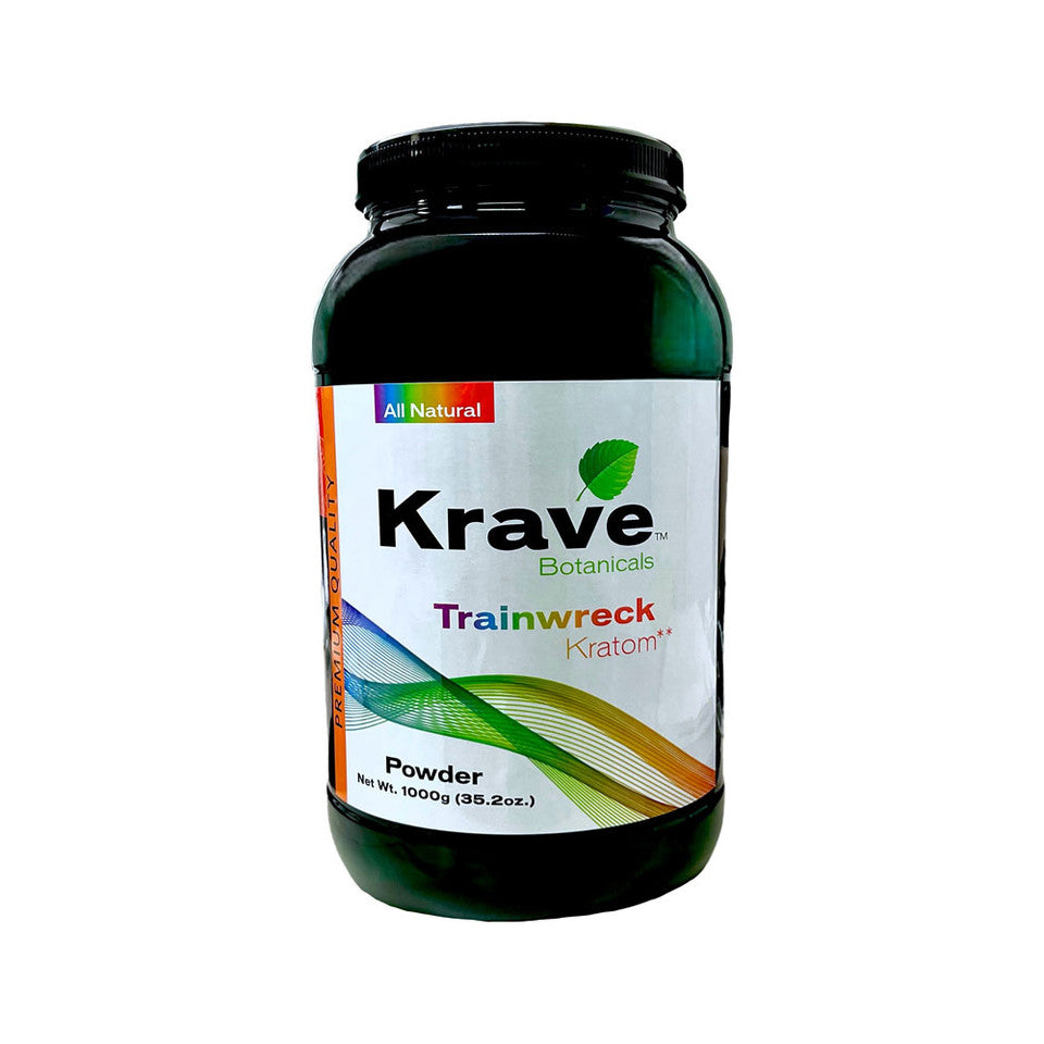 Krave Kratom Powder Trainwreck  1000G - Limepuff