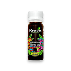 Krave Mushroom Kratom Shot: Holistic Blend - Limepuff